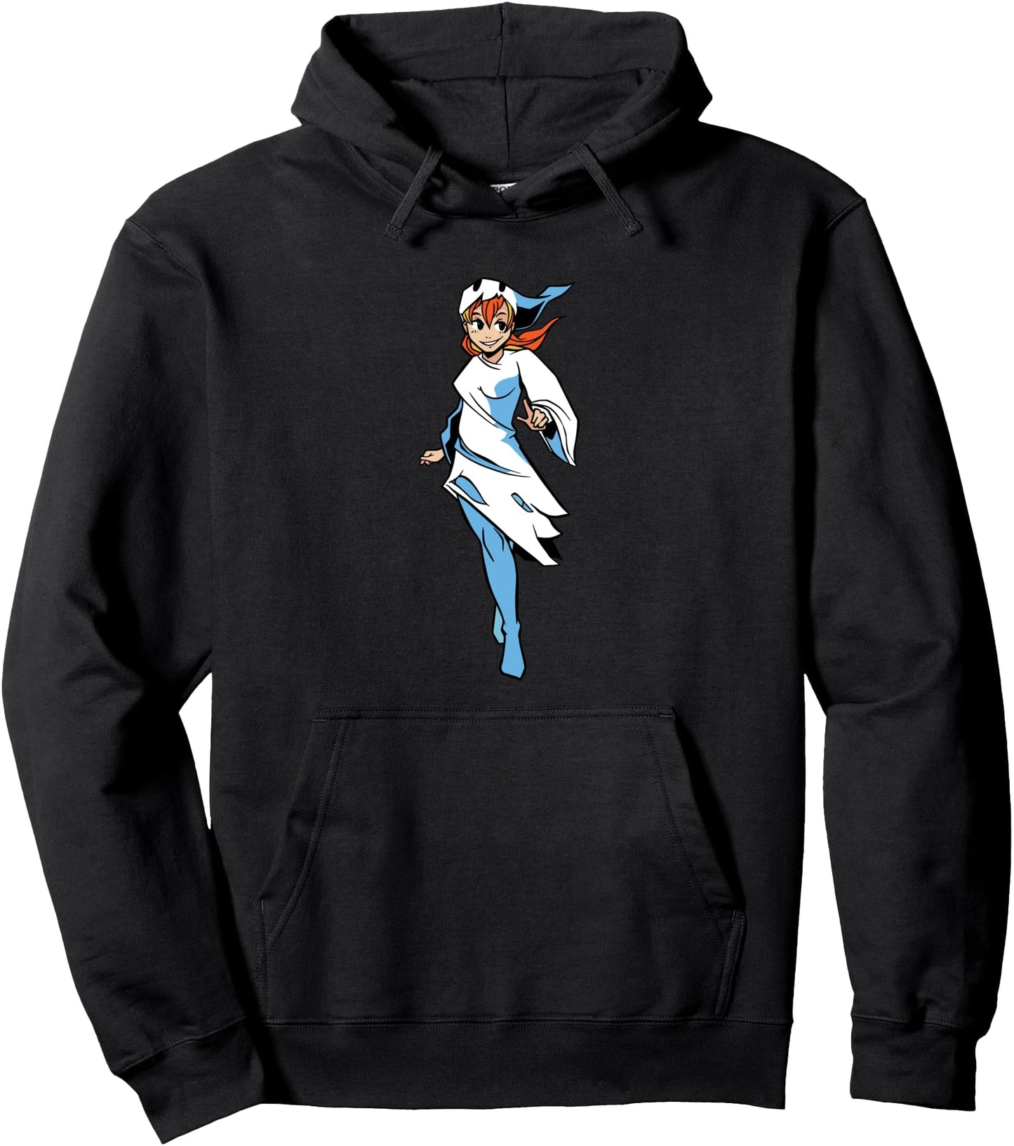 Anime Girl Ghost Lazy Halloween Costume Cute Japanese Otaku Pullover Hoodie