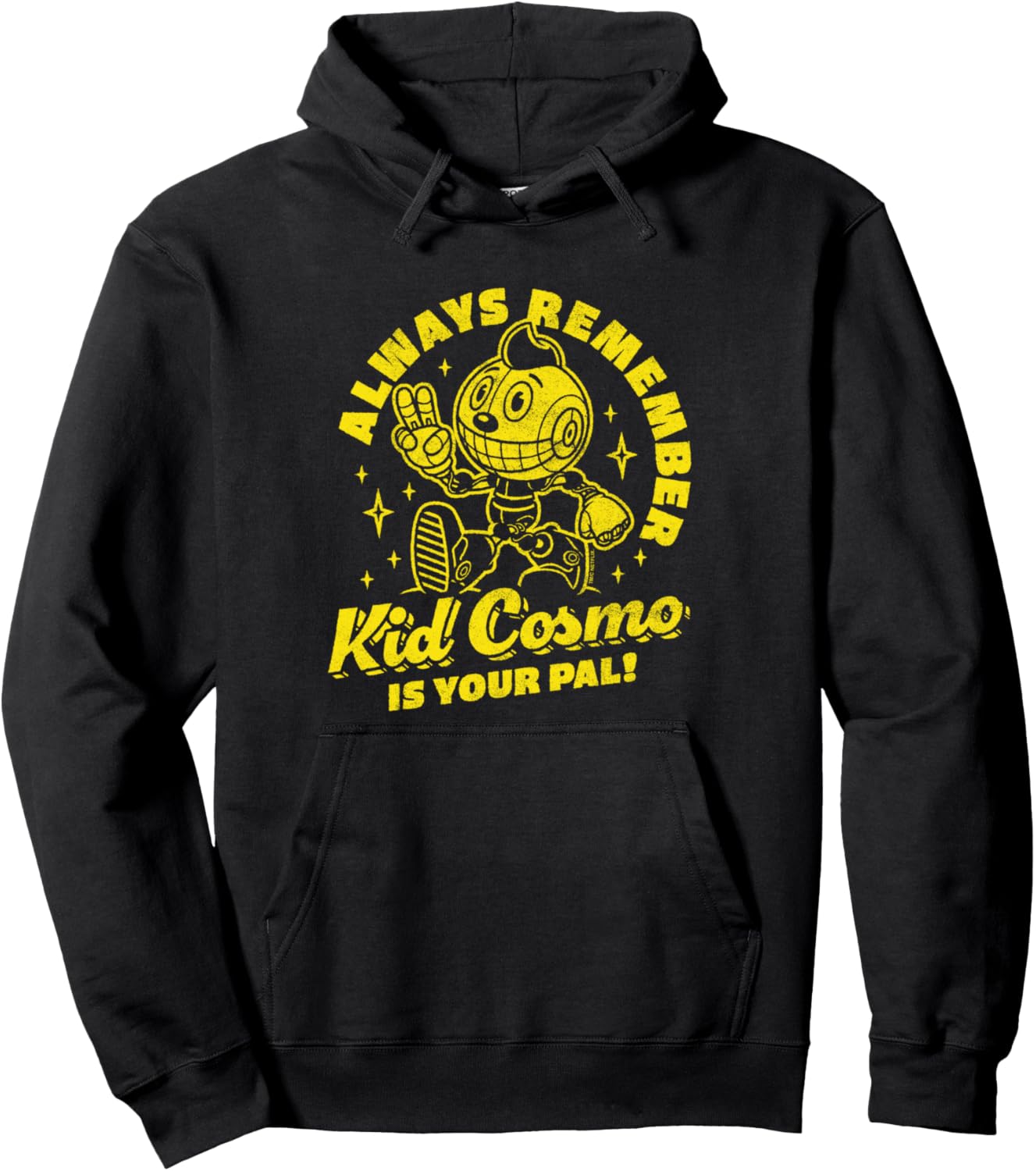 The Electric State Remember Kid Cosmo Is Your Pal Distressed Pullover Hoodie