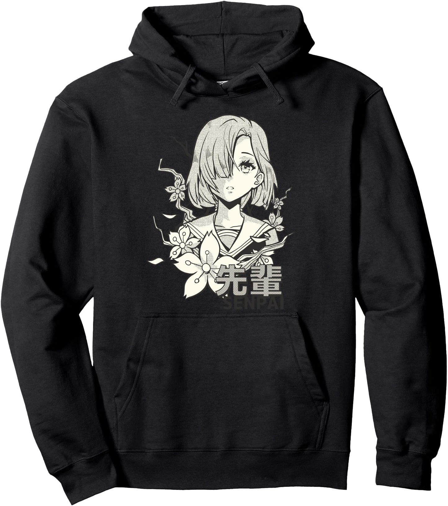 ANIME GIRL SENPAI - Anime Tee Japanese Gift Pullover Hoodie