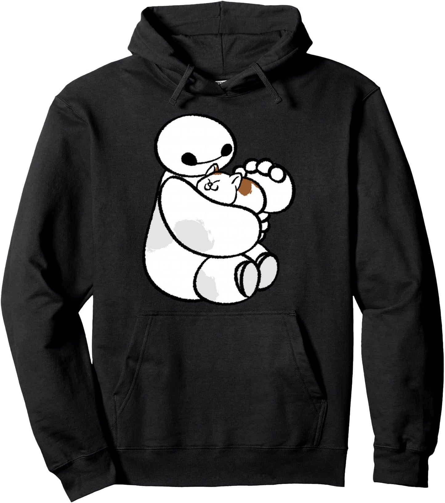Disney Big Hero 6 Baymax Cat Cute Portrait Pullover Hoodie