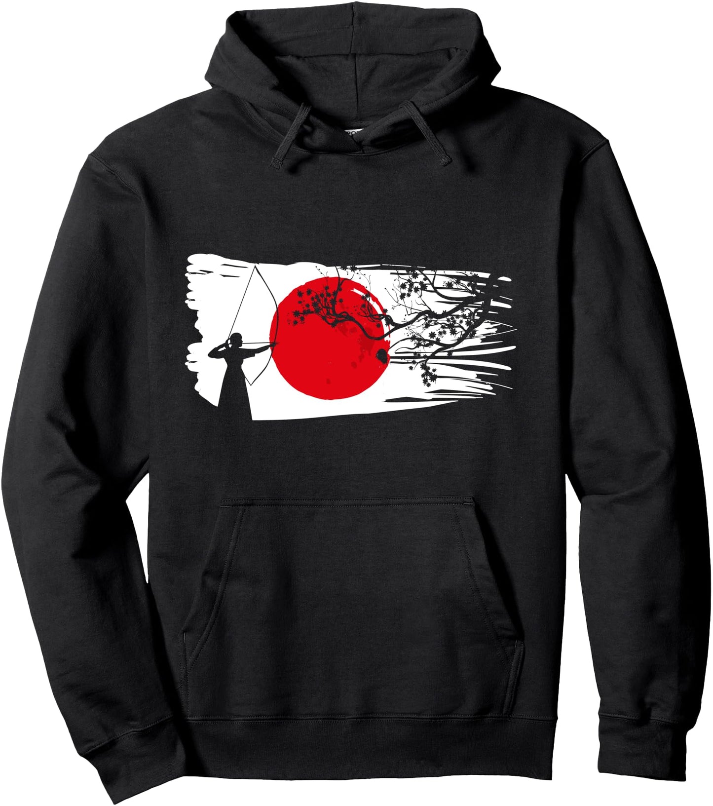 Yumi Bow Kyudo Japanese Archery Pullover Hoodie
