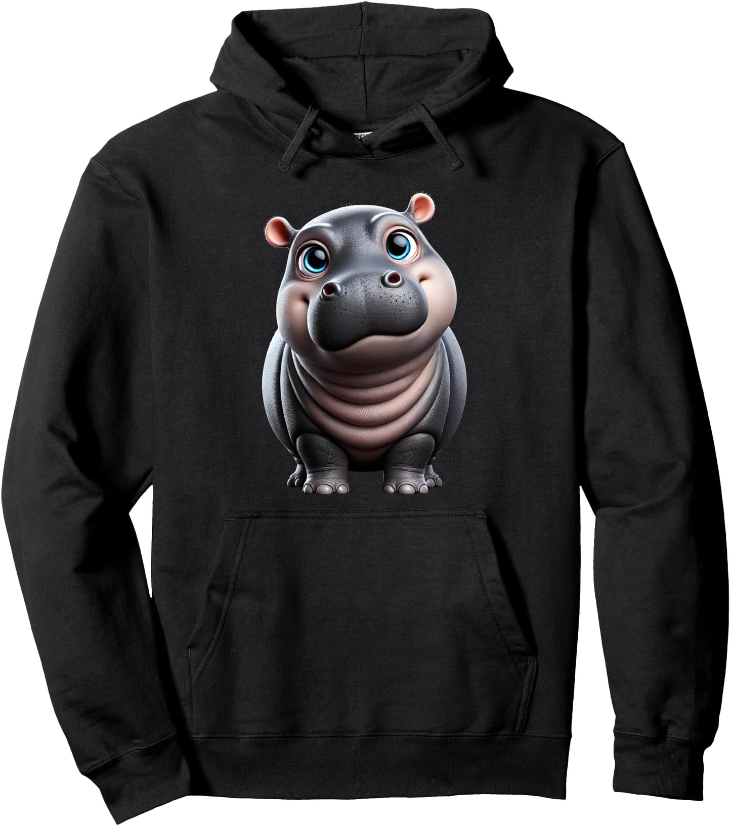 Cute Hippo For Boys Girls Cute Hippo Pullover Hoodie