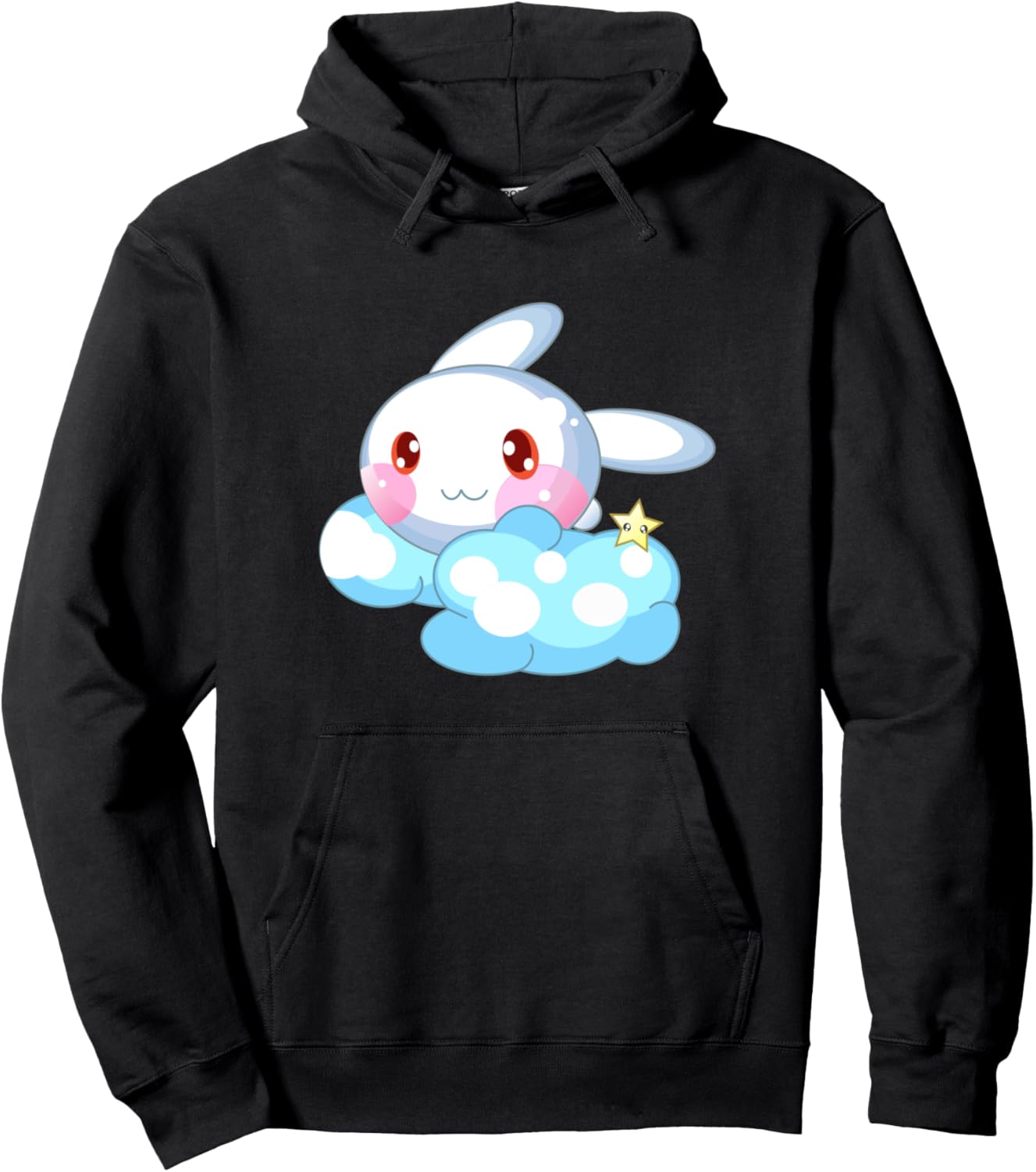 Pastel Goth Kawaii Bunny Cute Japanese Anime Menhera Pullover Hoodie