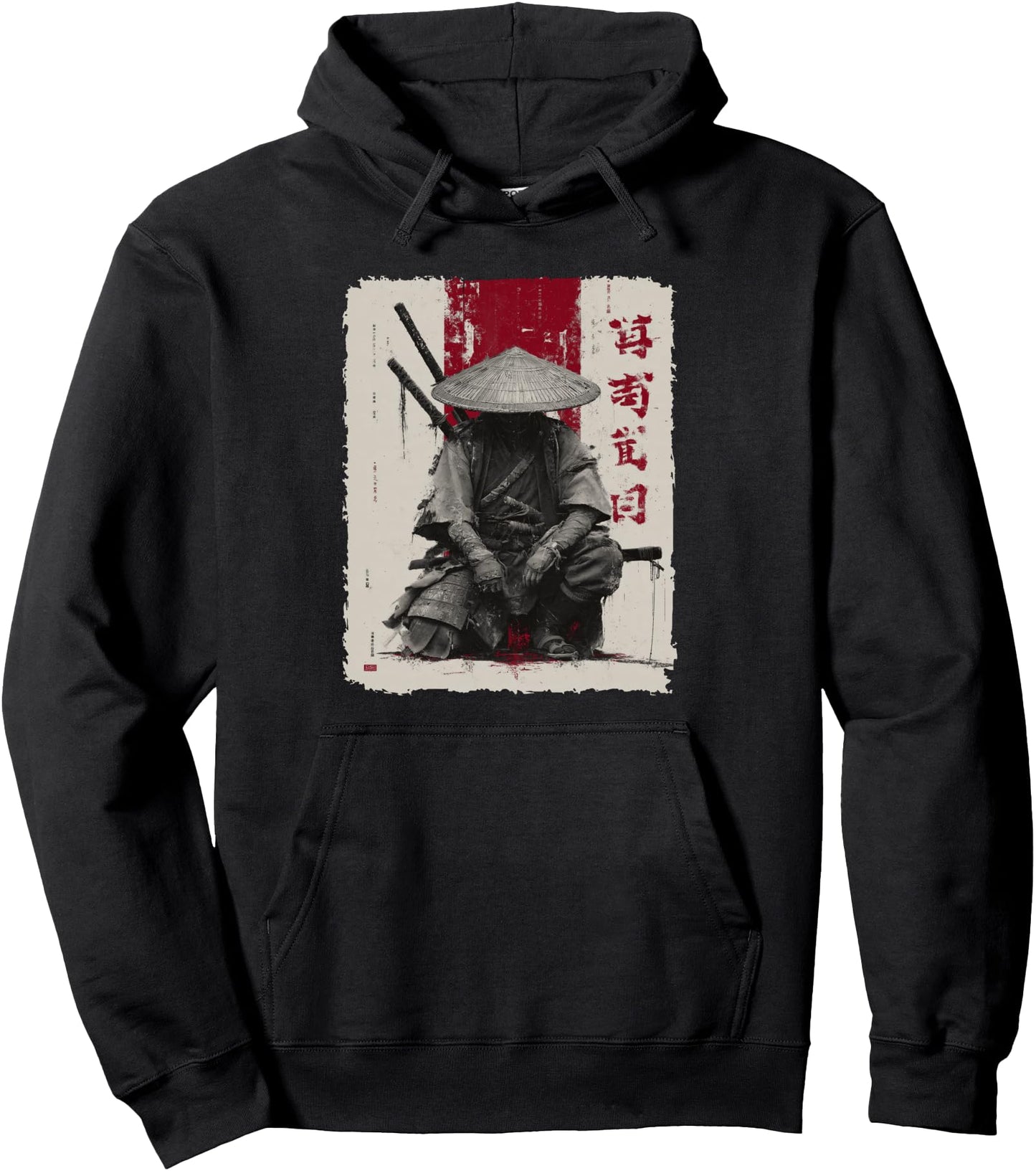 Samurai, Sword & Warrior, Men Japanese, Manga Anime, Ninja Pullover Hoodie