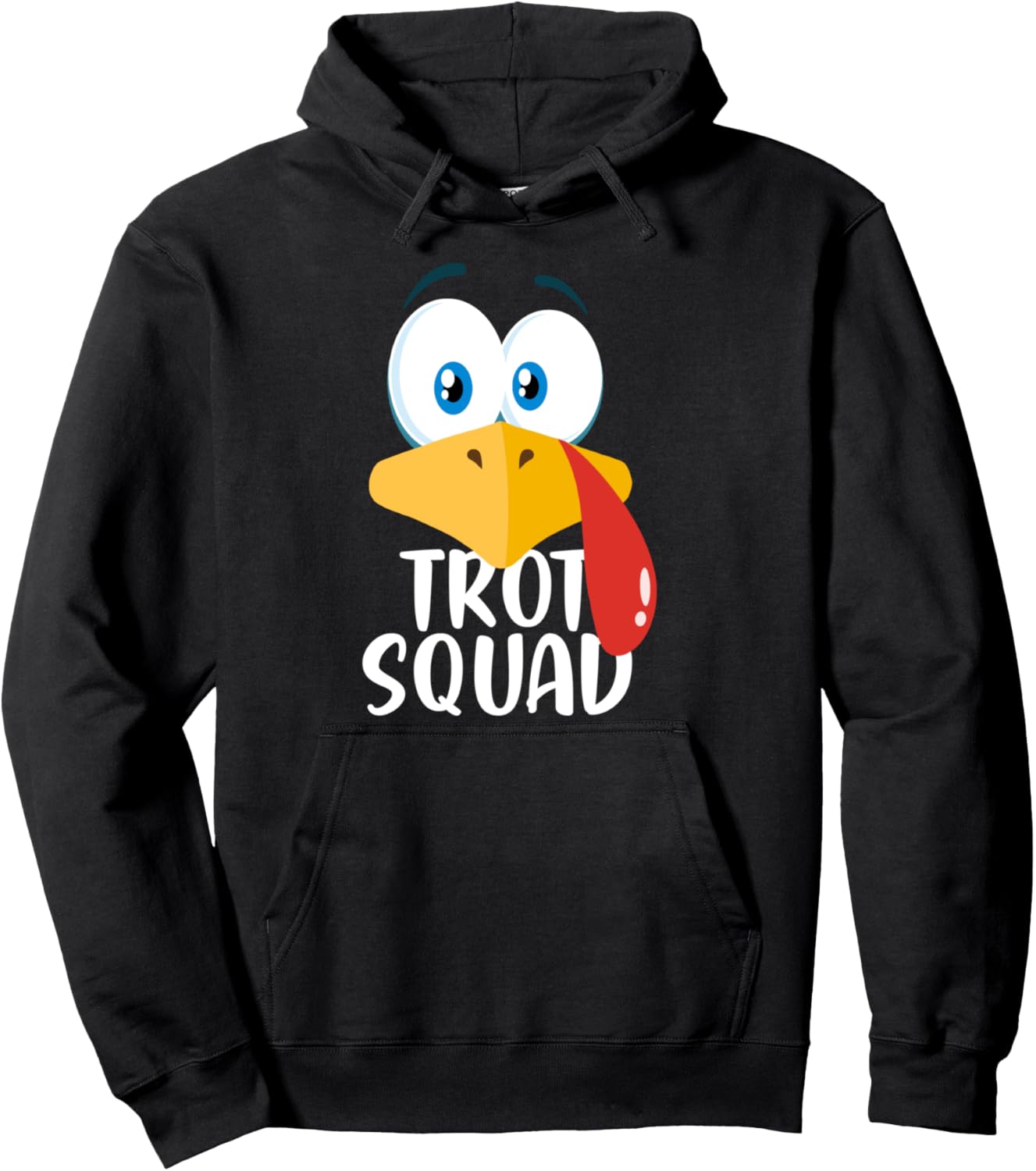 Thanksgiving Running Turkey Trot Squad Pullover Hoodie
