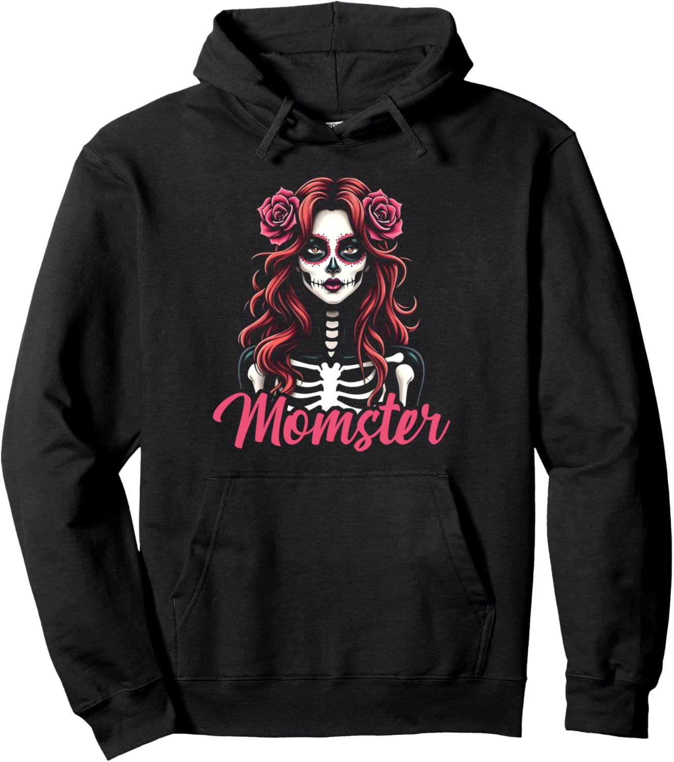 Creepy Momster Tee Scary Mama Costume Horror Halloween Mom Pullover Hoodie