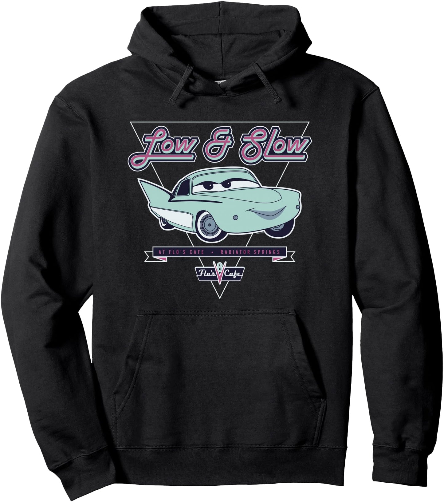 Disney and Pixar's Cars Flo Low & Slow at Flo's V8 Caf Pullover Hoodie