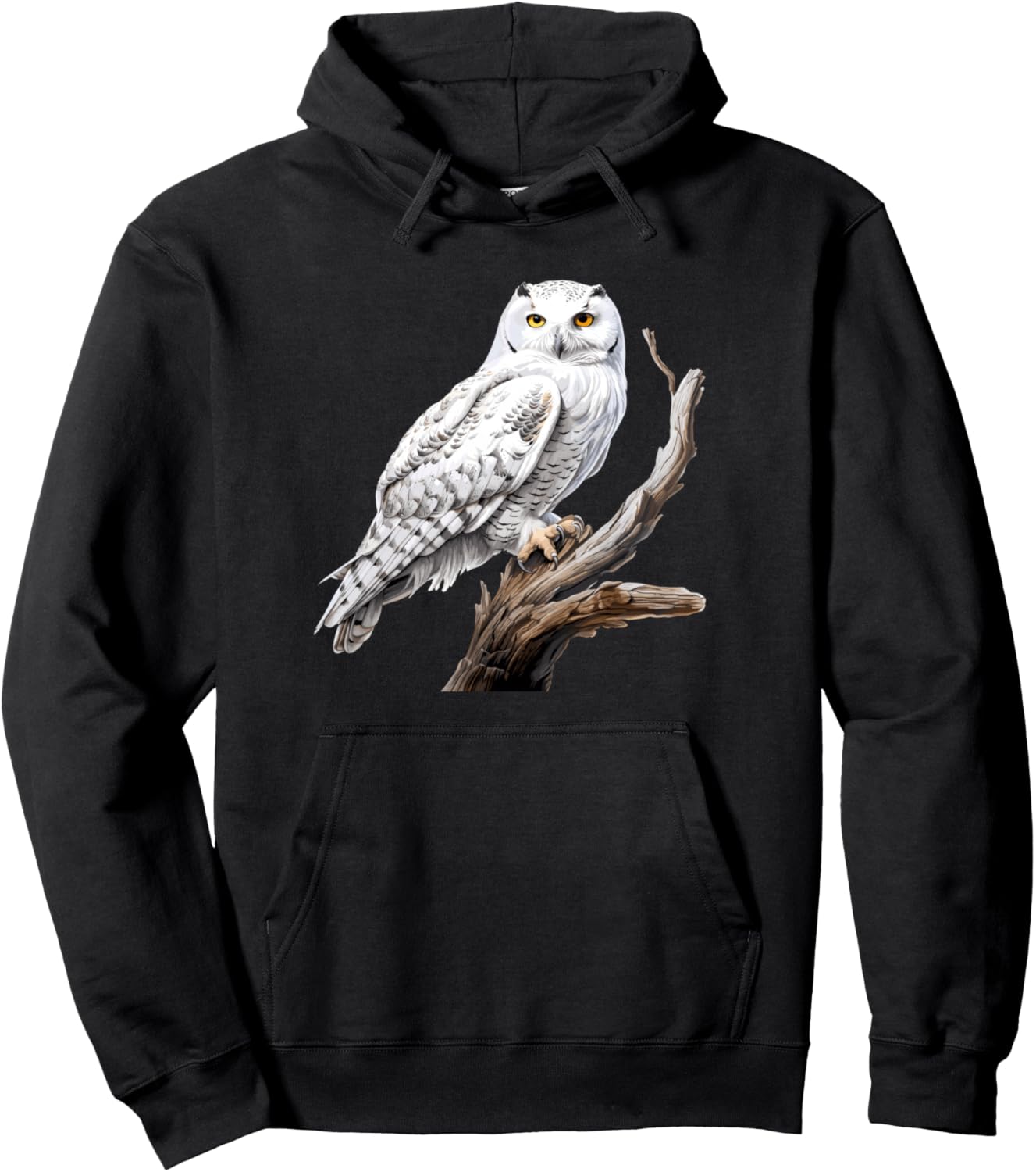 Snowy Owl, Ornithology Snowy Owl Pullover Hoodie