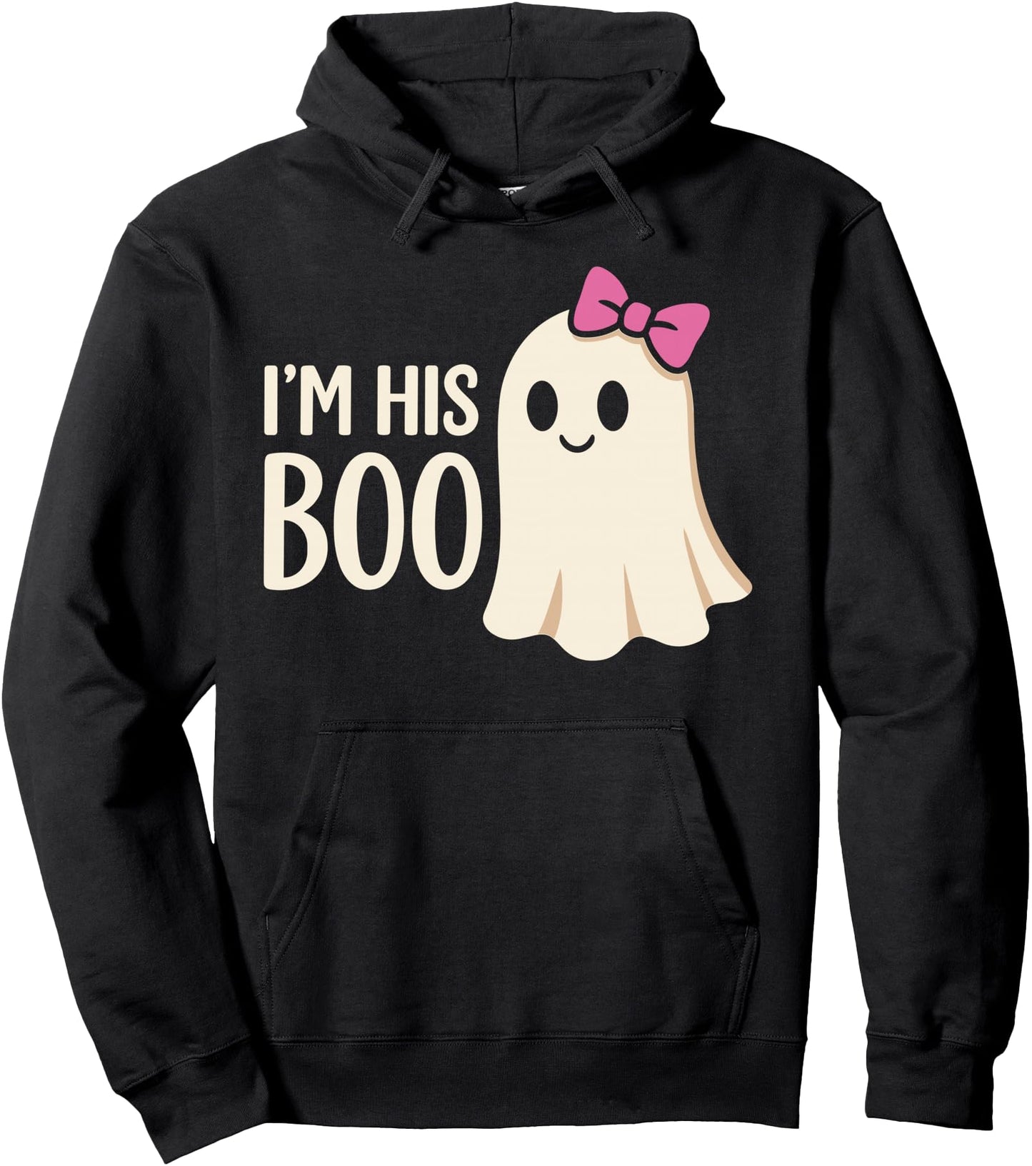Halloween His And Hers Matching Outfits, Ghost I'm His Boo Pullover Hoodie