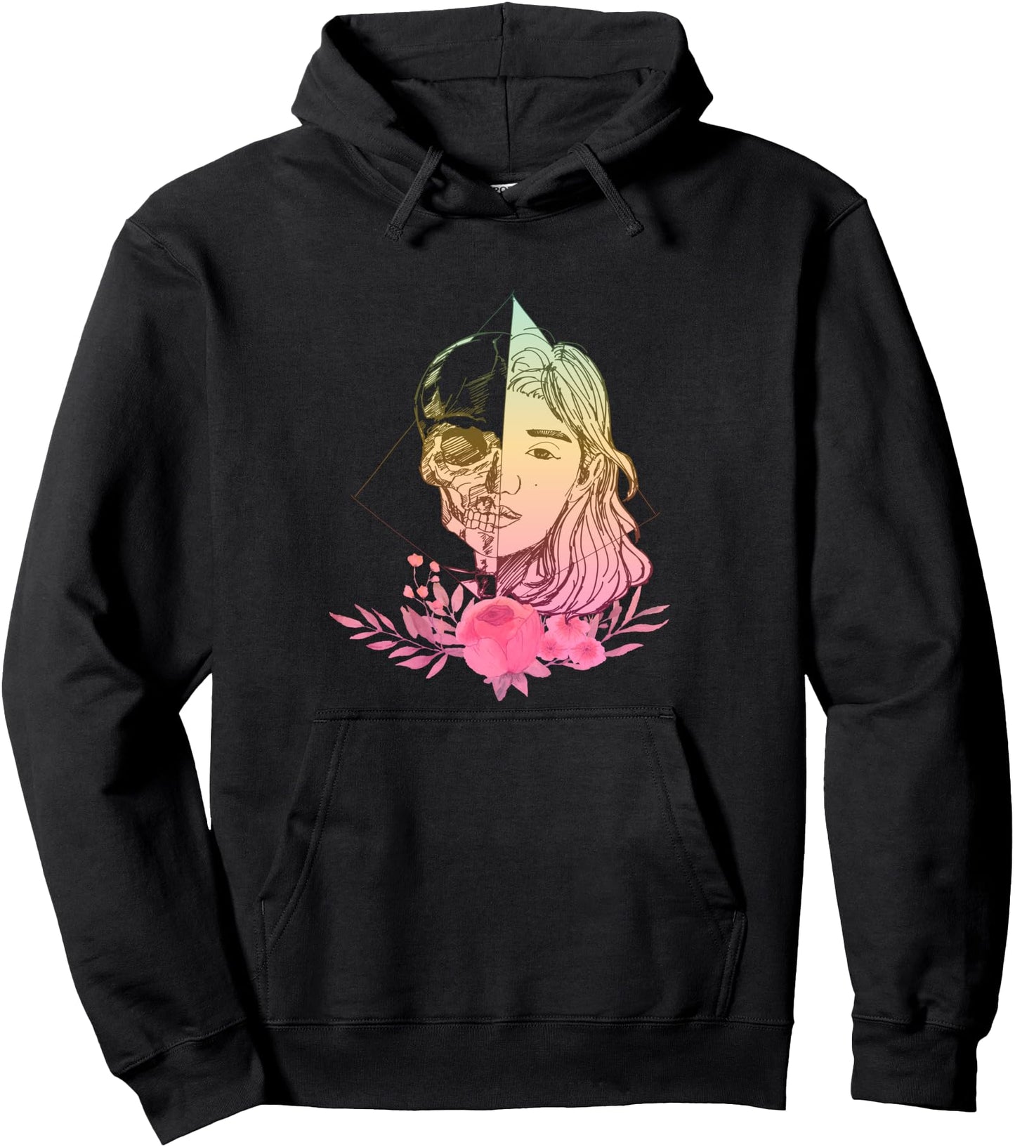 Colorful Anime Skelita Pullover Hoodie