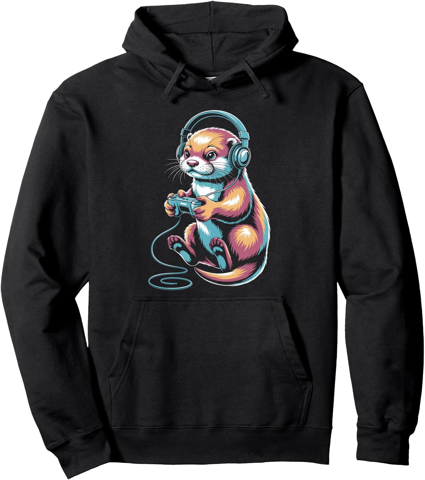 Otter Video Games Boys Sea Otter Pullover Hoodie