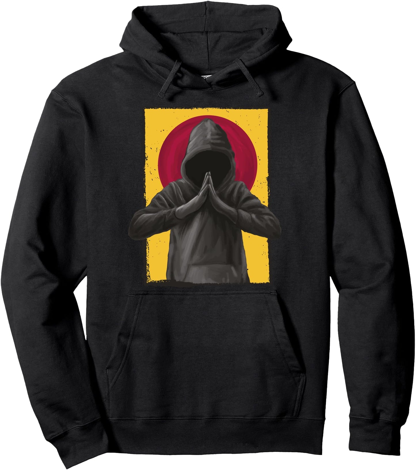 Japanese Ninja red sunset design, warrior japanese ninja Pullover Hoodie