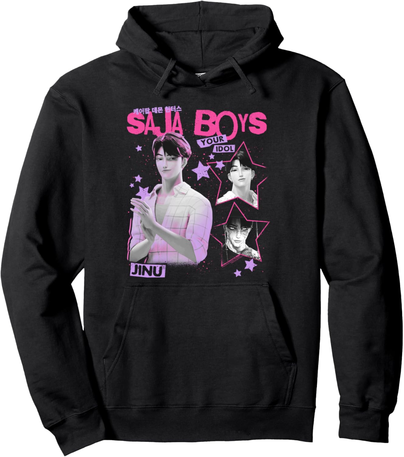 KPop Demon Hunters Halloween Saja Boys Your Idol Jinu Pullover Hoodie