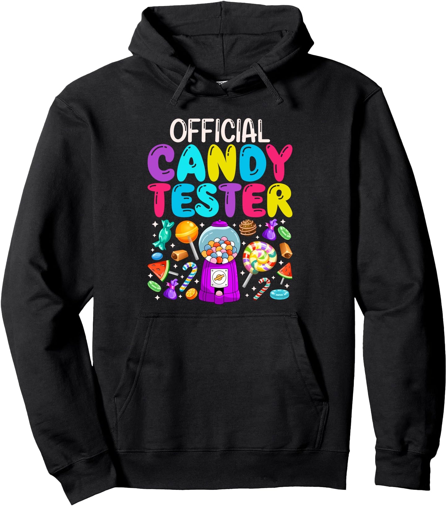 Official Candy Tester Funny Halloween Party Costume Pullover Hoodie