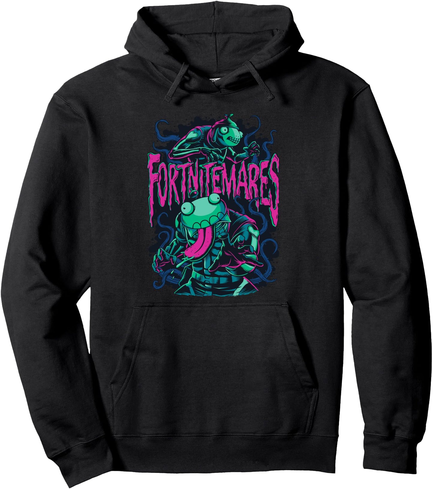 Fortnite Halloween Fortnitemares Creepy Durr Burger Poster Pullover Hoodie