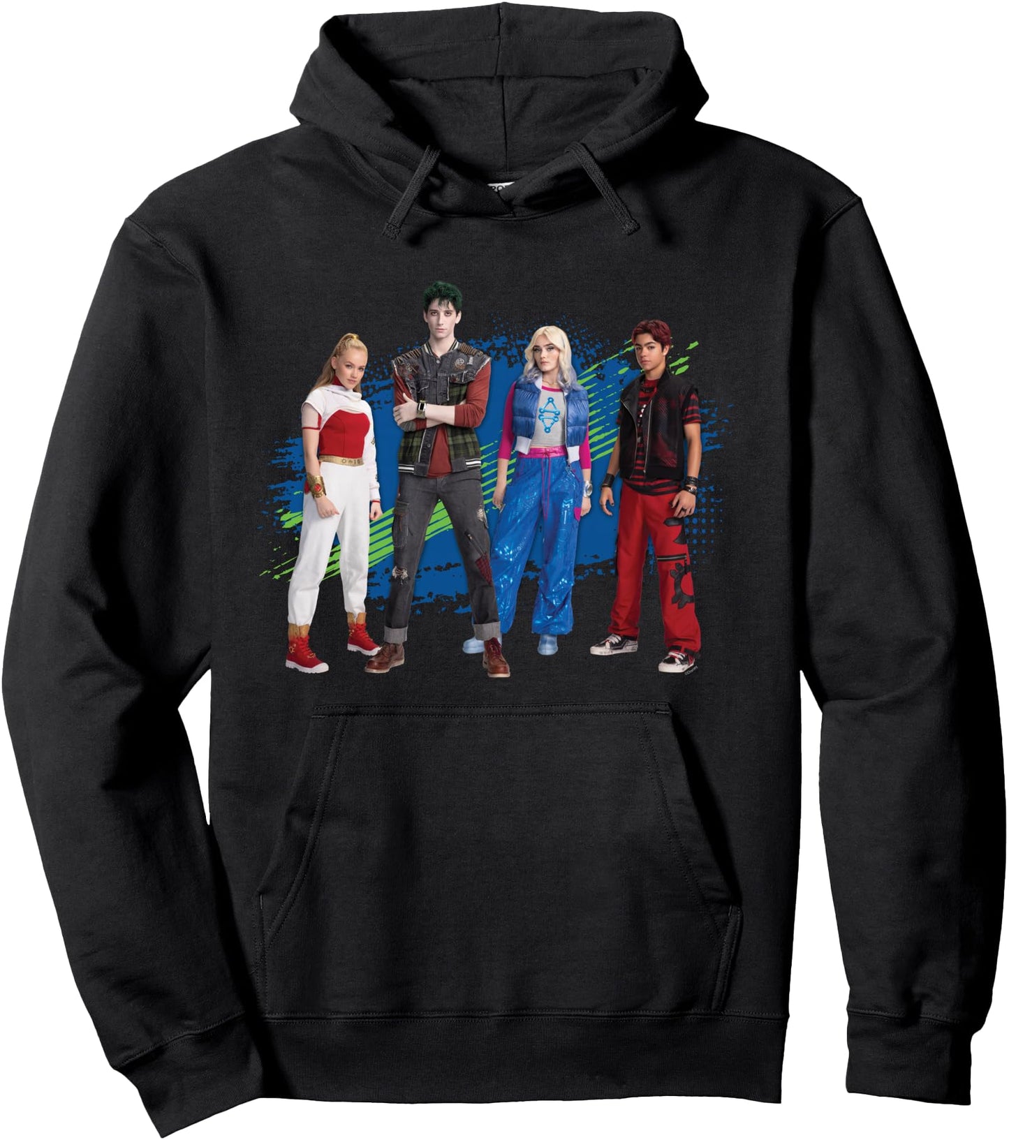 Disney ZOMBIES 4 Nova & Victor + Zed & Addison Official Pullover Hoodie