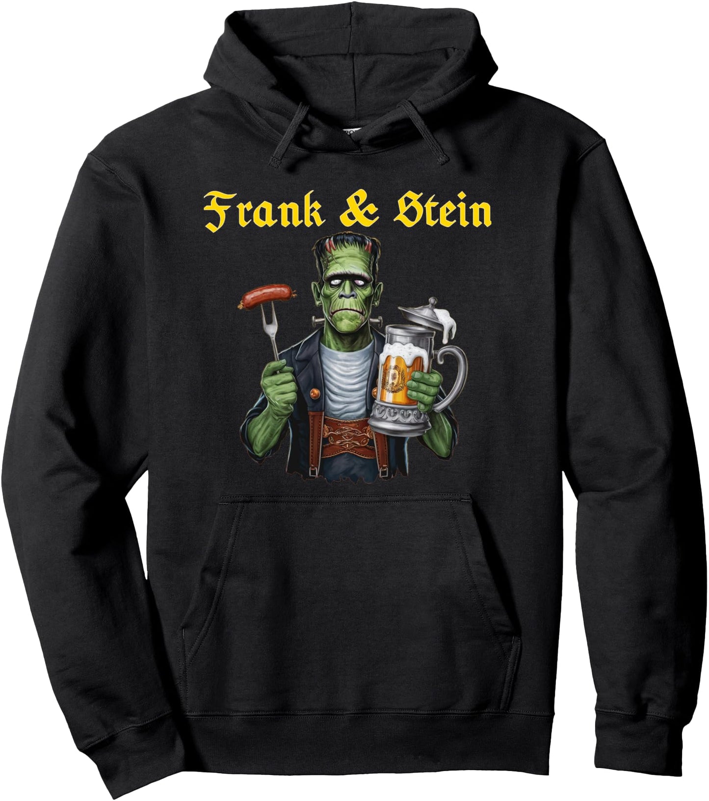 Frank and Stein Oktoberfest Funny German Beer Bavarian Pullover Hoodie
