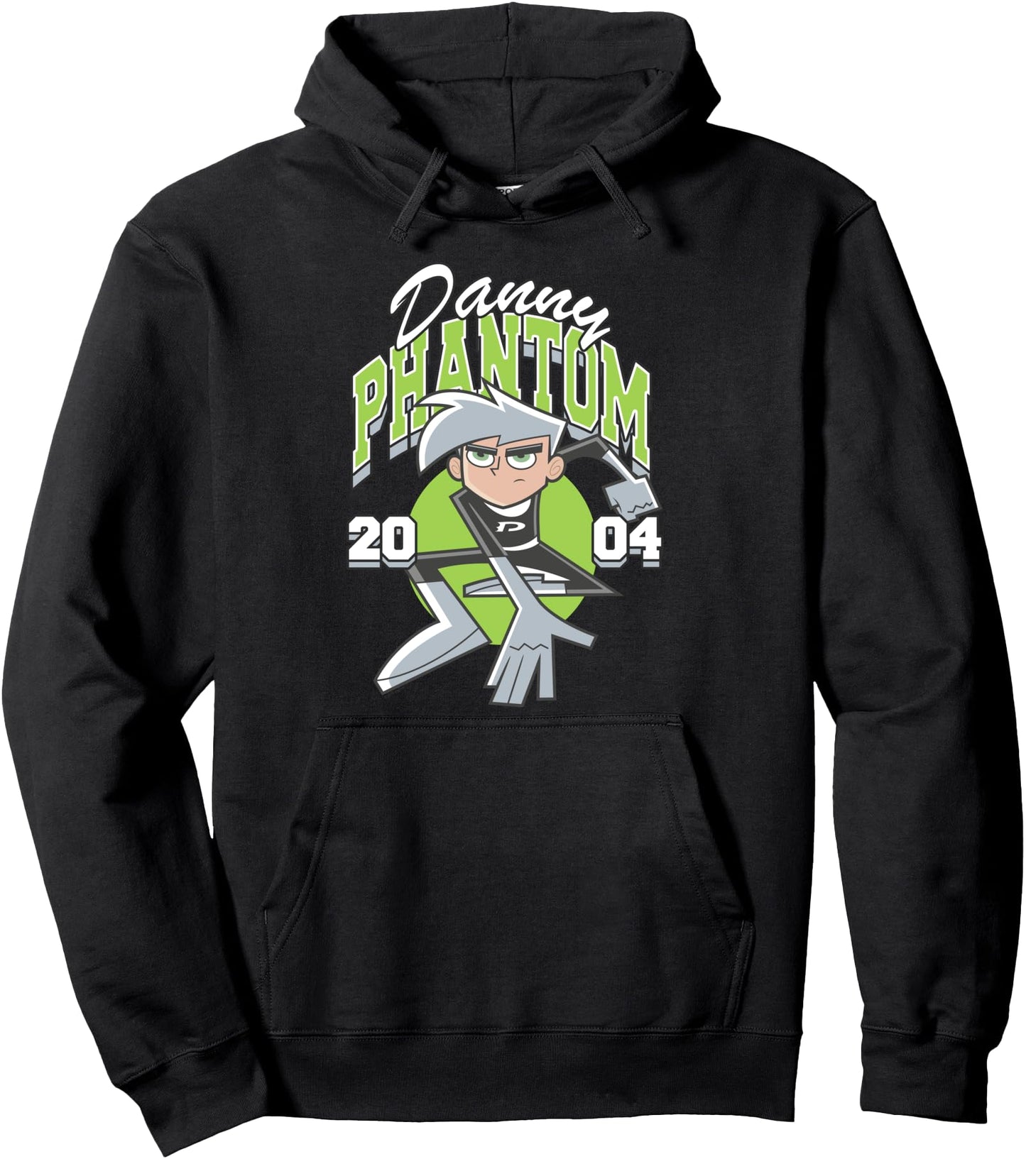 Danny Phantom 2004 Athletic Logo Retro Cartoon Pullover Hoodie