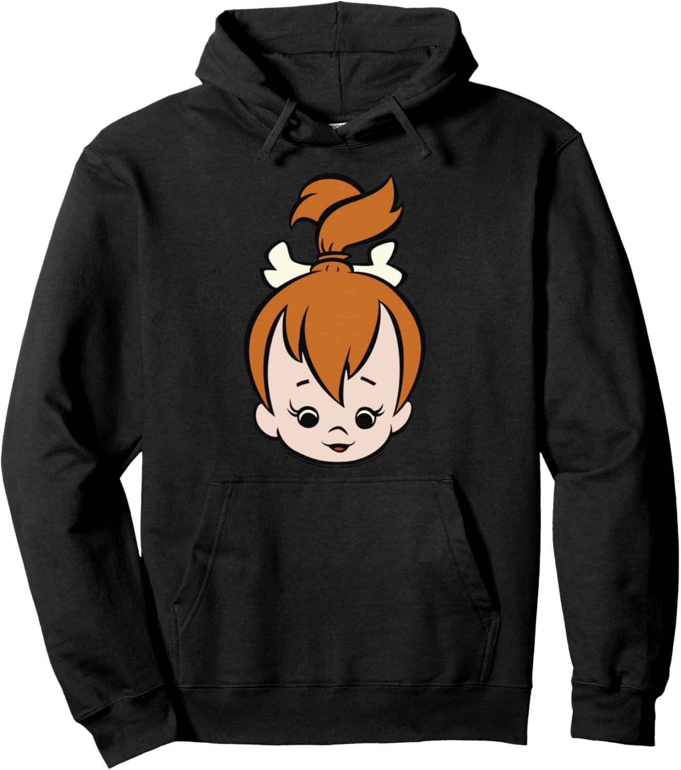 The Flintstones Pebbles Big Face Pullover Hoodie