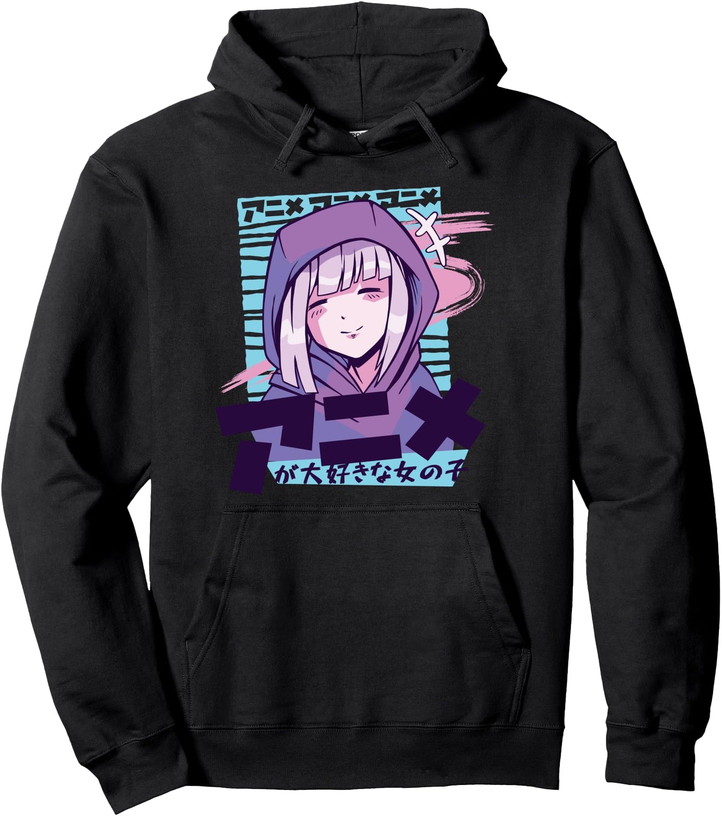 Anime Gifts for Teen Girls Just A Girl Who Loves Anime Pullover Hoodie