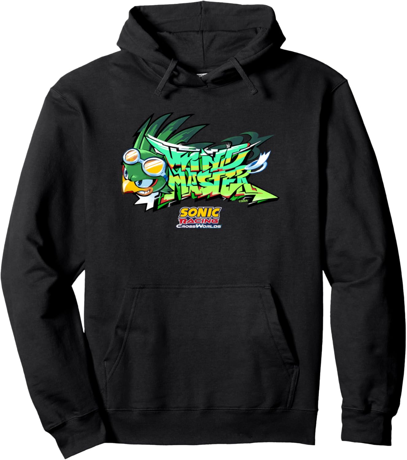 Sonic Racing CrossWorlds - Jet Decal Pullover Hoodie
