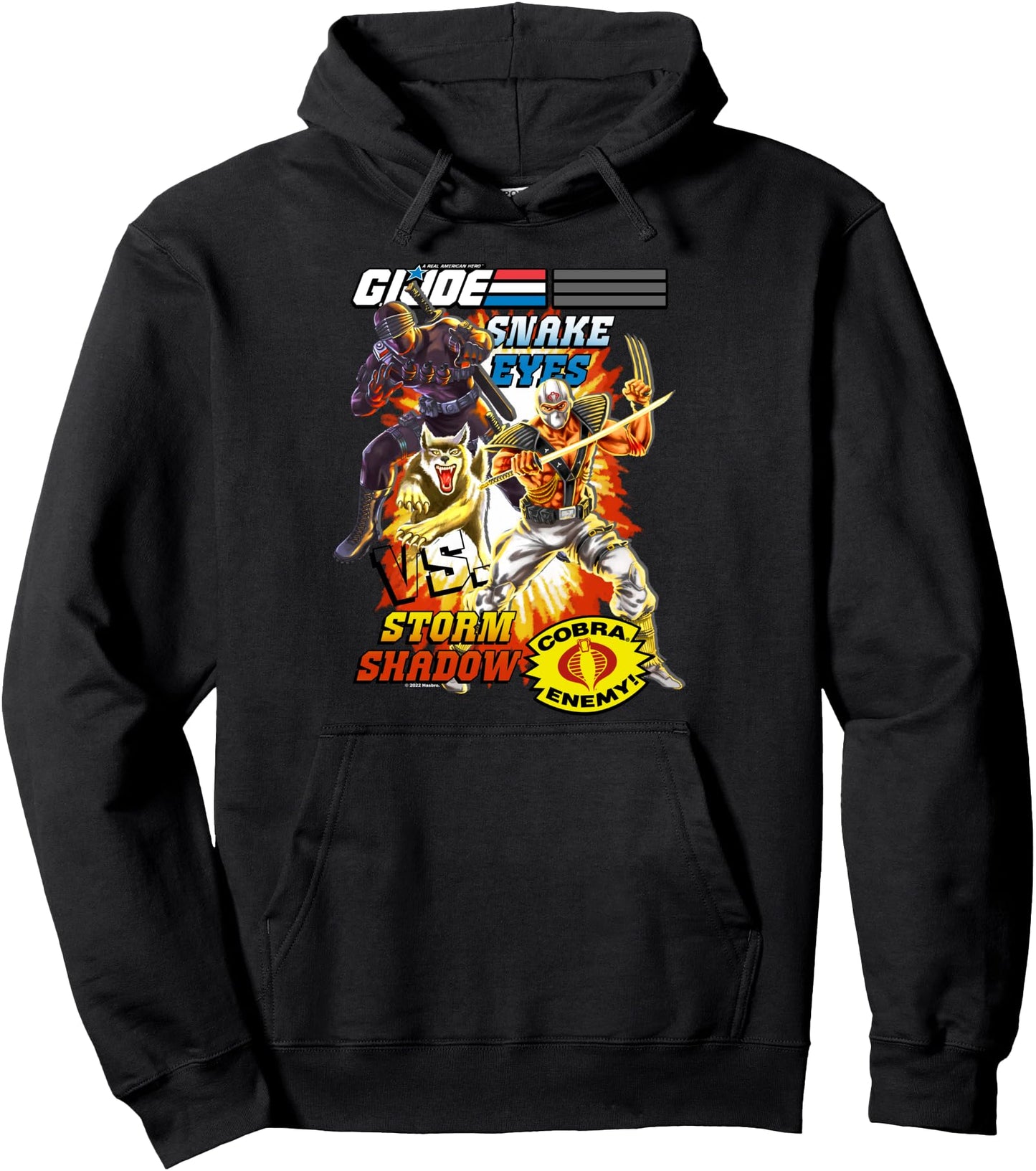 G.I. Joe A Real American Hero Snake Eyes Vs. Storm Shadow Pullover Hoodie