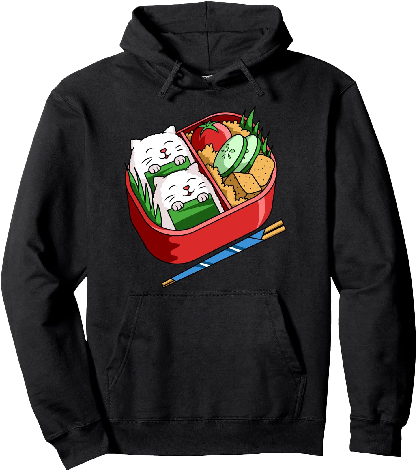 Bento Box Japanese Food - Anime Kawaii Bento Pullover Hoodie