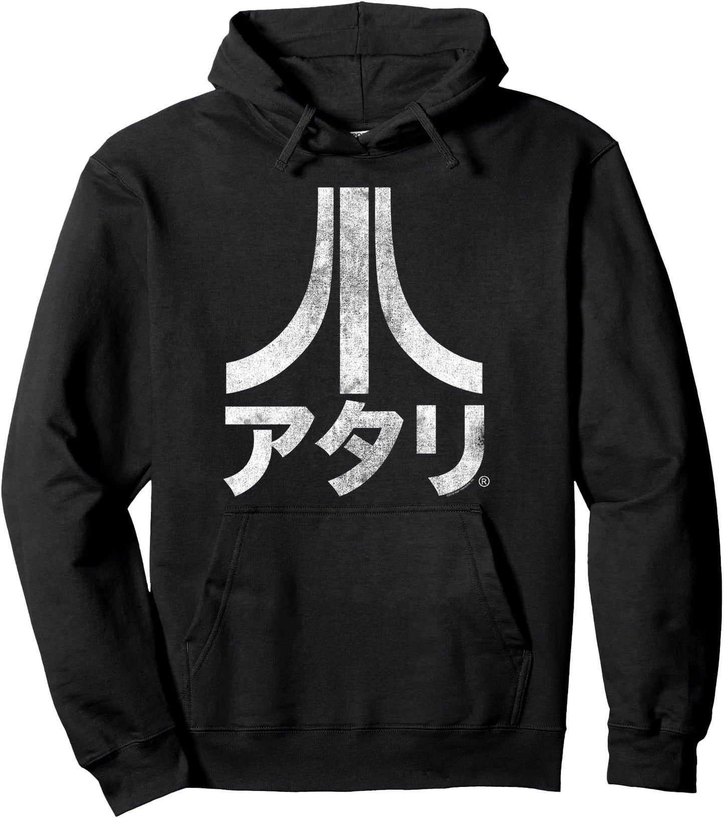 Atari Vintage Japanese Kanji Logo Retro Video Game Pullover Hoodie