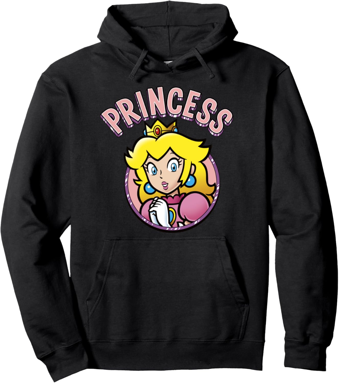 Super Mario Peach The Princess Portrait Pullover Hoodie