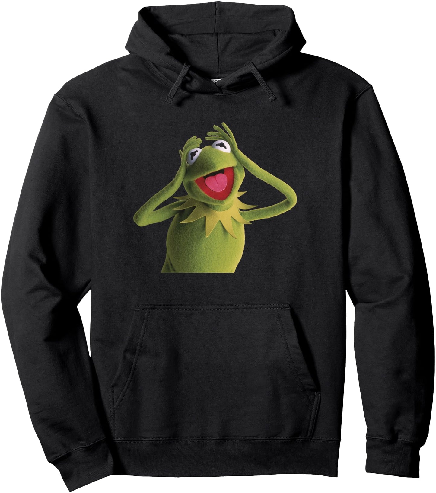 Disney The Muppets Kermit The Frog Freaked Out Shot Pullover Hoodie