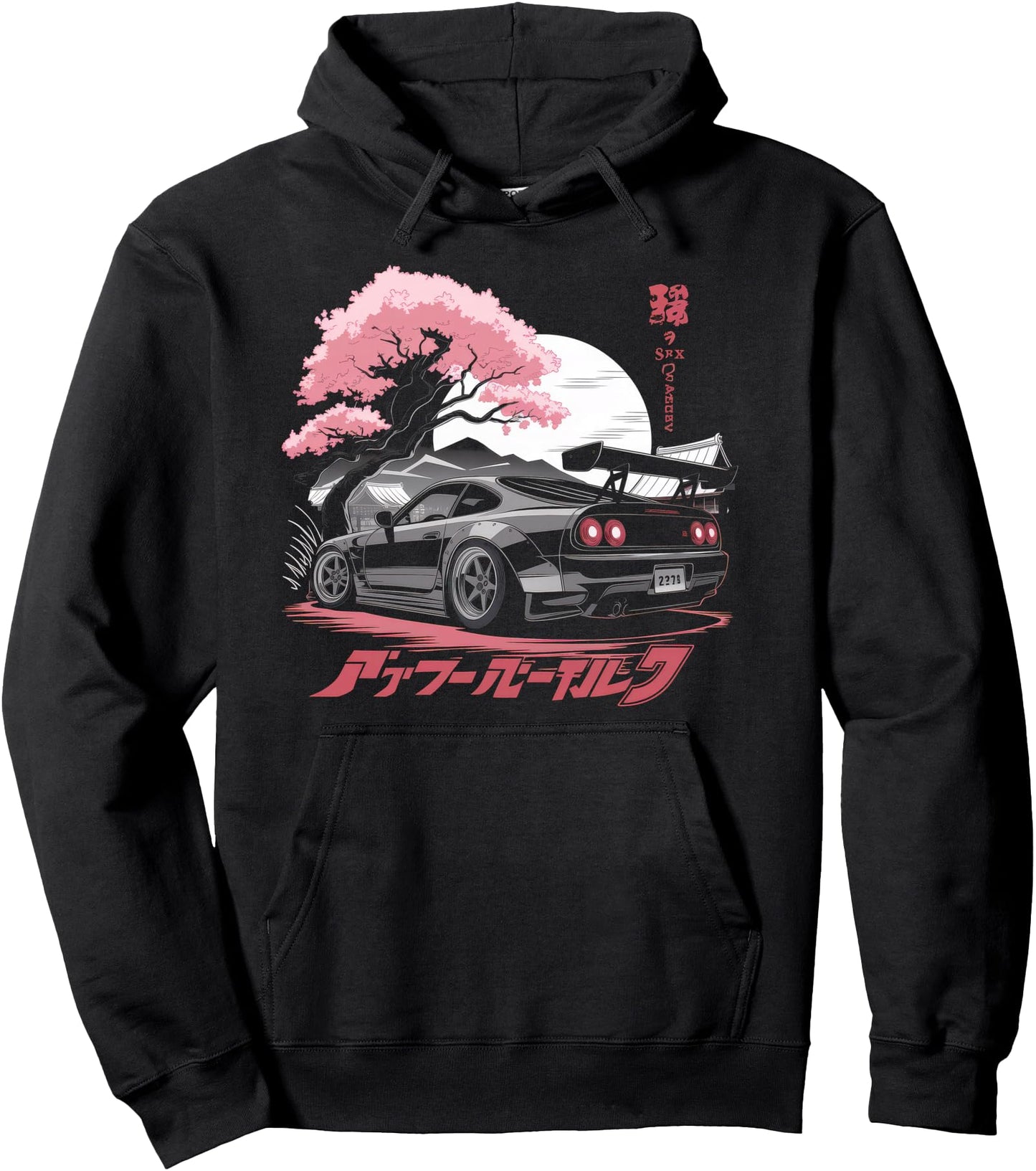 Japanese Car Tshirt Men JDM Japan Street Racing Streetwear Pullover Hoodie