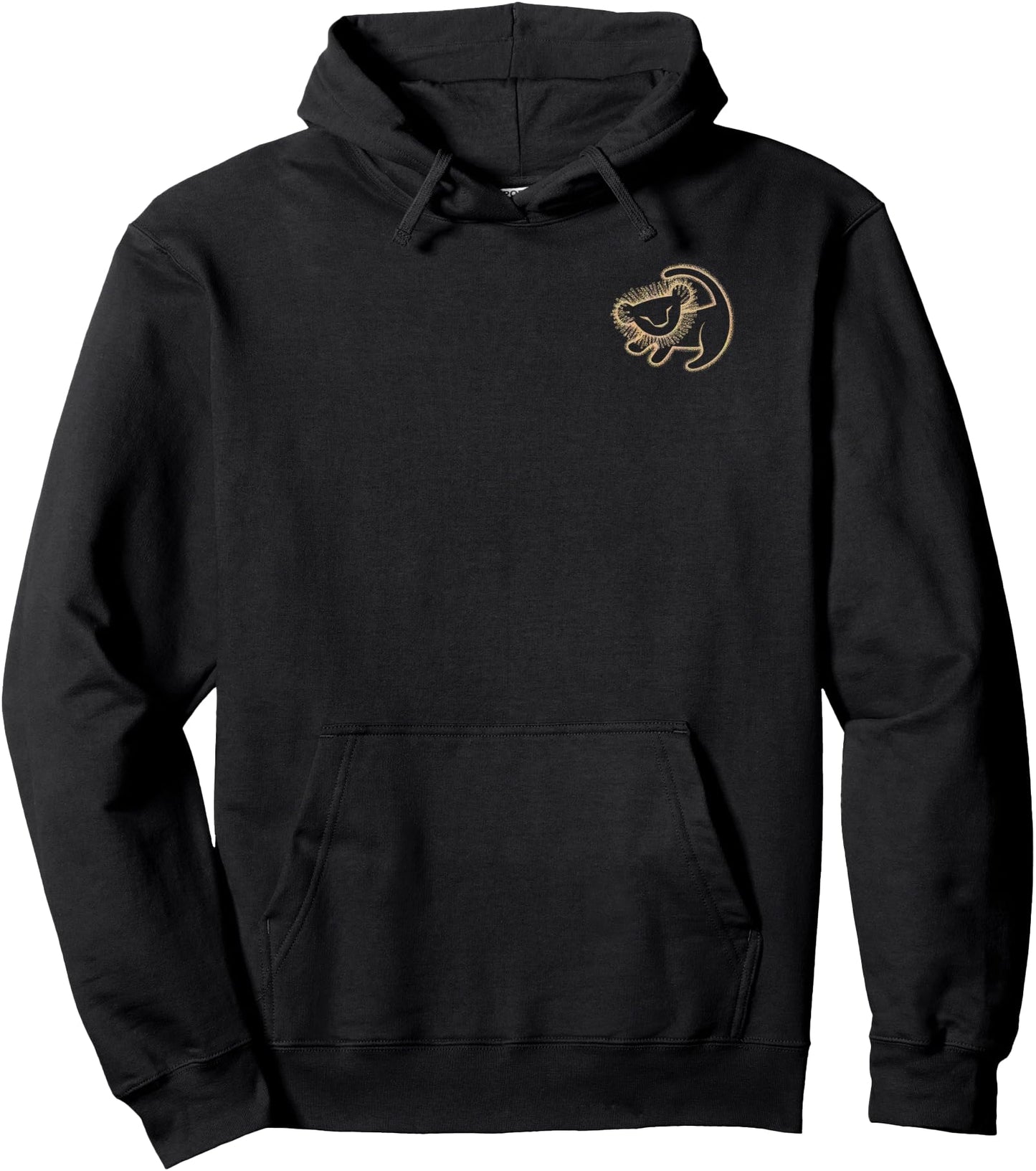 Disney Lion King Simba Gold Cave Painting Hoodie Pullover Hoodie