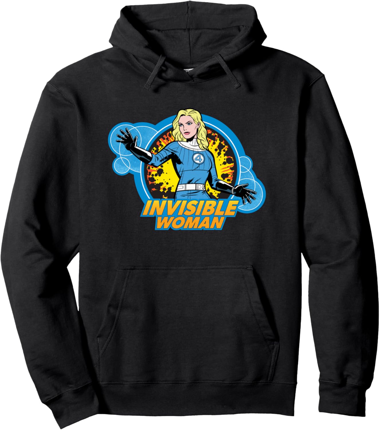 Marvel The Fantastic Four: First Steps Invisible Woman Toon Pullover Hoodie