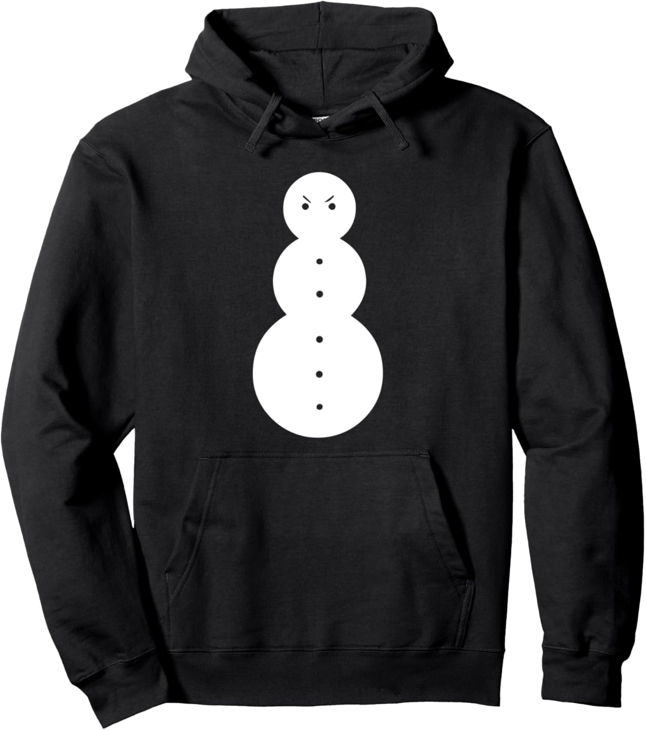 Jeezy Snowman Funny Angry Snowman Pullover Hoodie