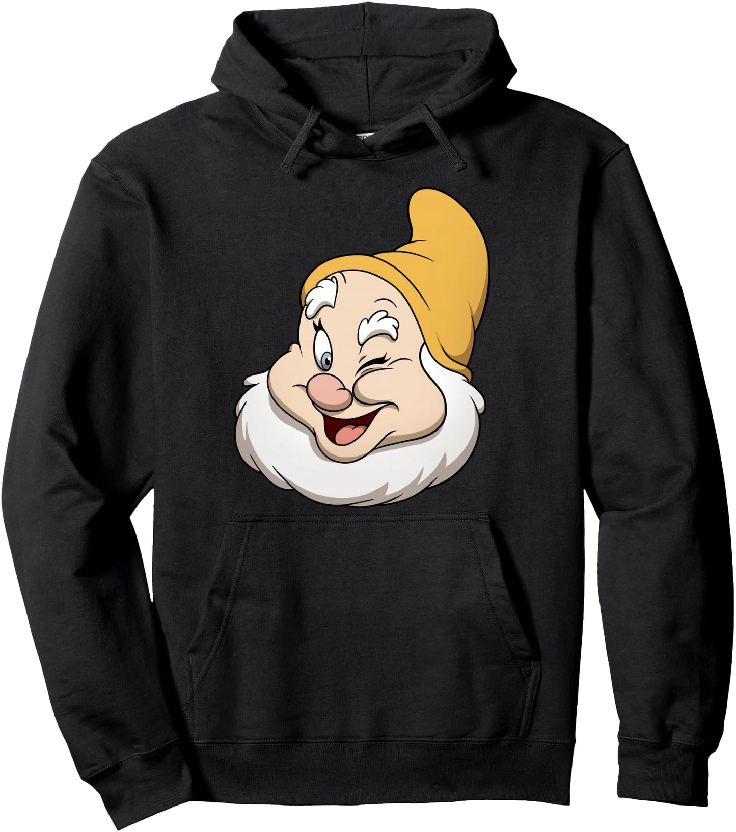 Disney Snow White And The Seven Dwarfs Happy Big Face Pullover Hoodie