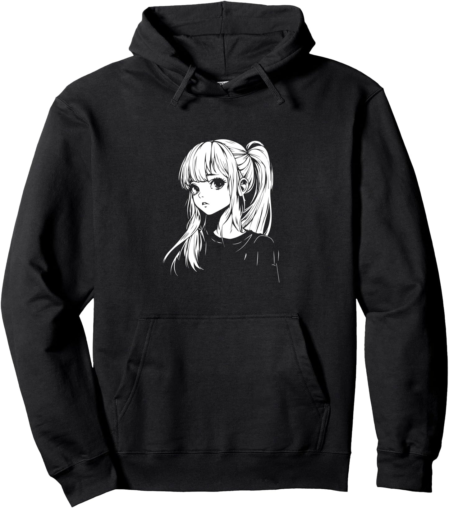 Kawaii Anime Girl Waifu Otaku Japanese Aesthetic Pullover Hoodie