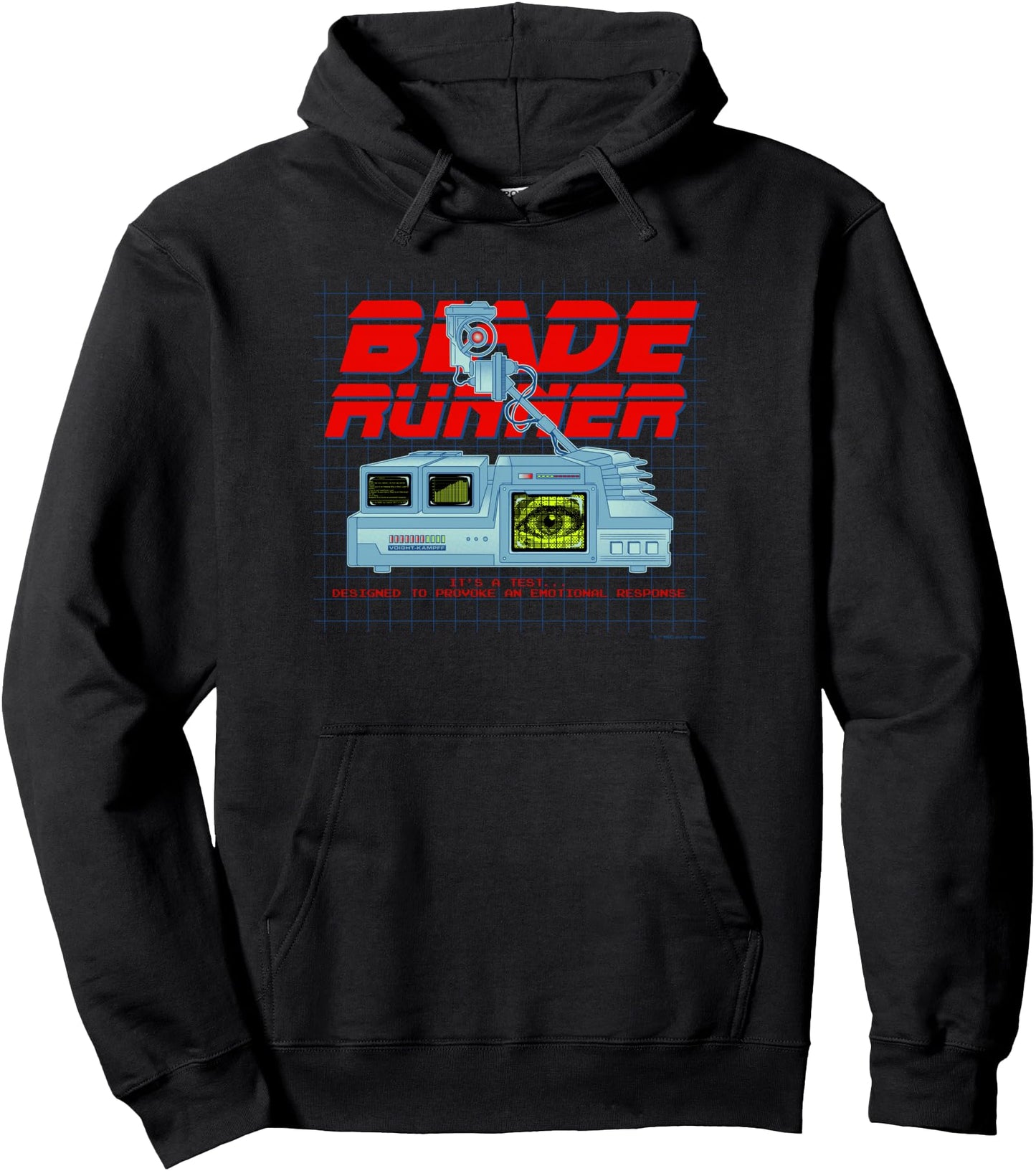 WB100 Blade Runner Provoke An Emotional Response Scan Logo Pullover Hoodie