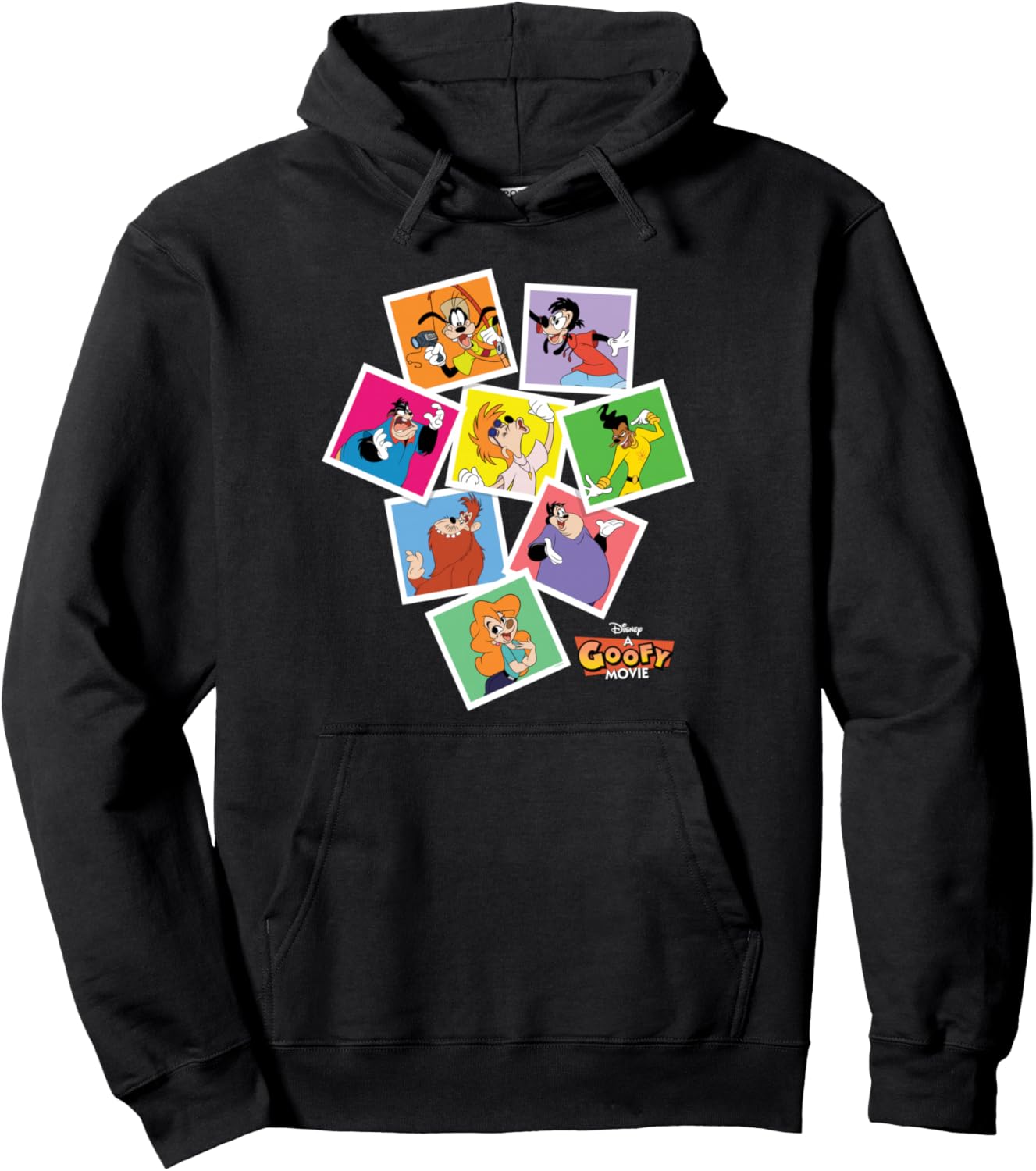 Disney A Goofy Movie 30th Anniversary Character Photos Pullover Hoodie