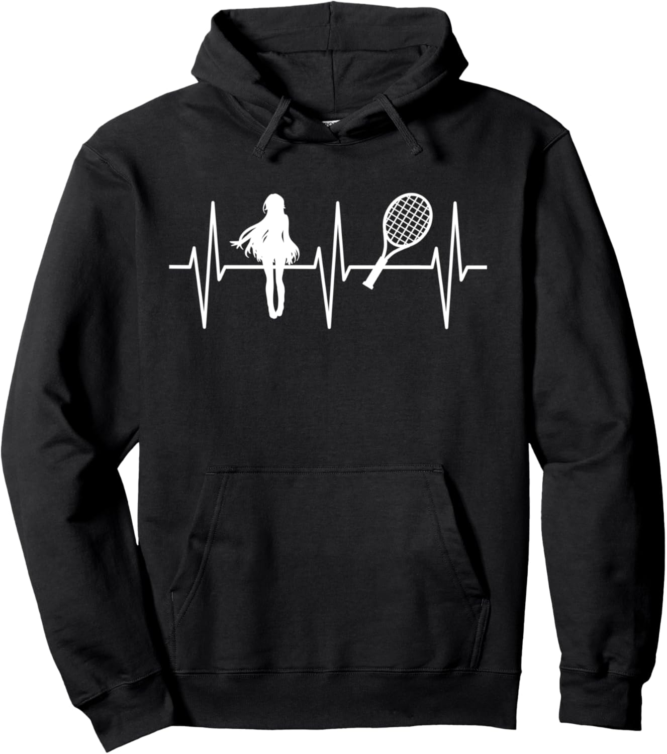 Anime Shirt Funny Tennis Player Heartbeat Manga Anime Lover Pullover Hoodie