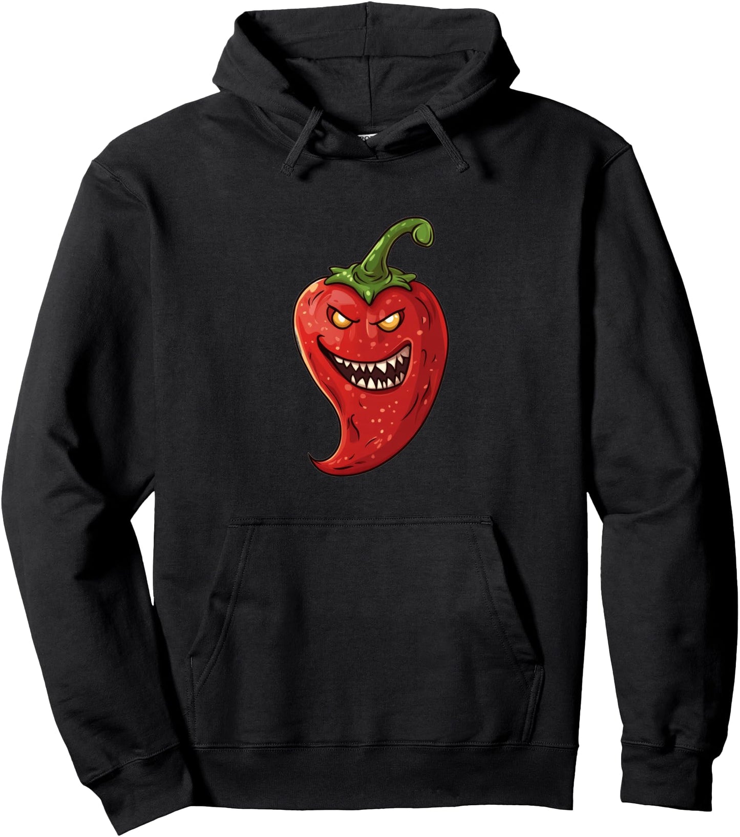 Ghost Pepper In A Cartoon Style Pullover Hoodie