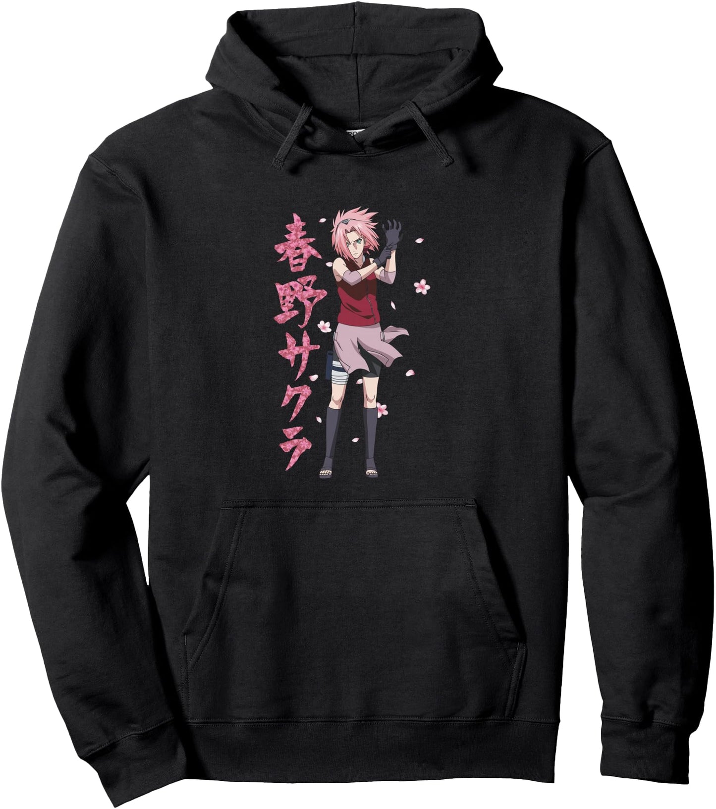 Naruto Shippuden Sakura Cherry Blossoms Anime Pullover Hoodie