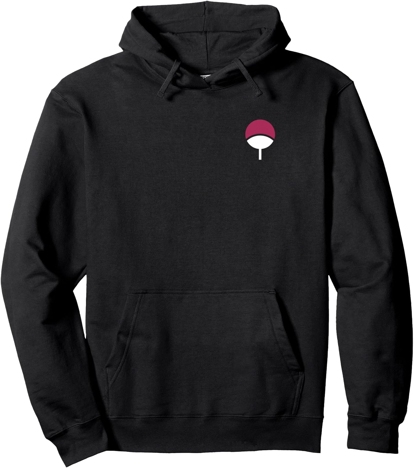 Naruto Shippuden Sasuke Uchiha Icon Front and Back Anime Pullover Hoodie