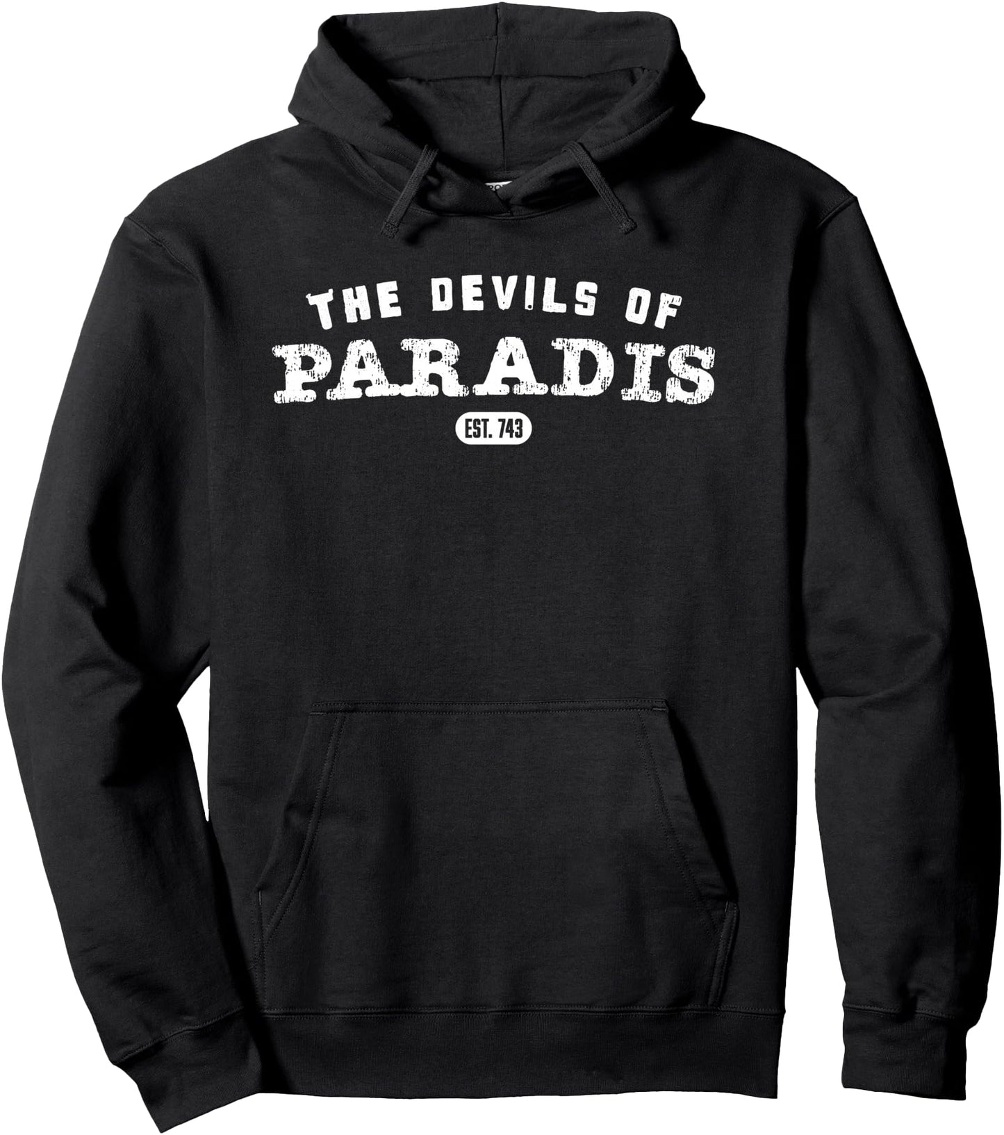 The Devils of Paradis Est. 743 Anime-Inspired Pullover Hoodie