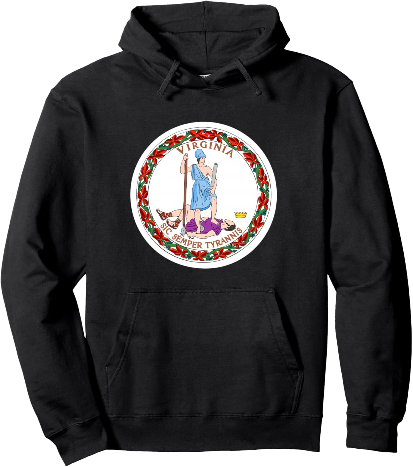 Virginia Flag Pullover Hoodie