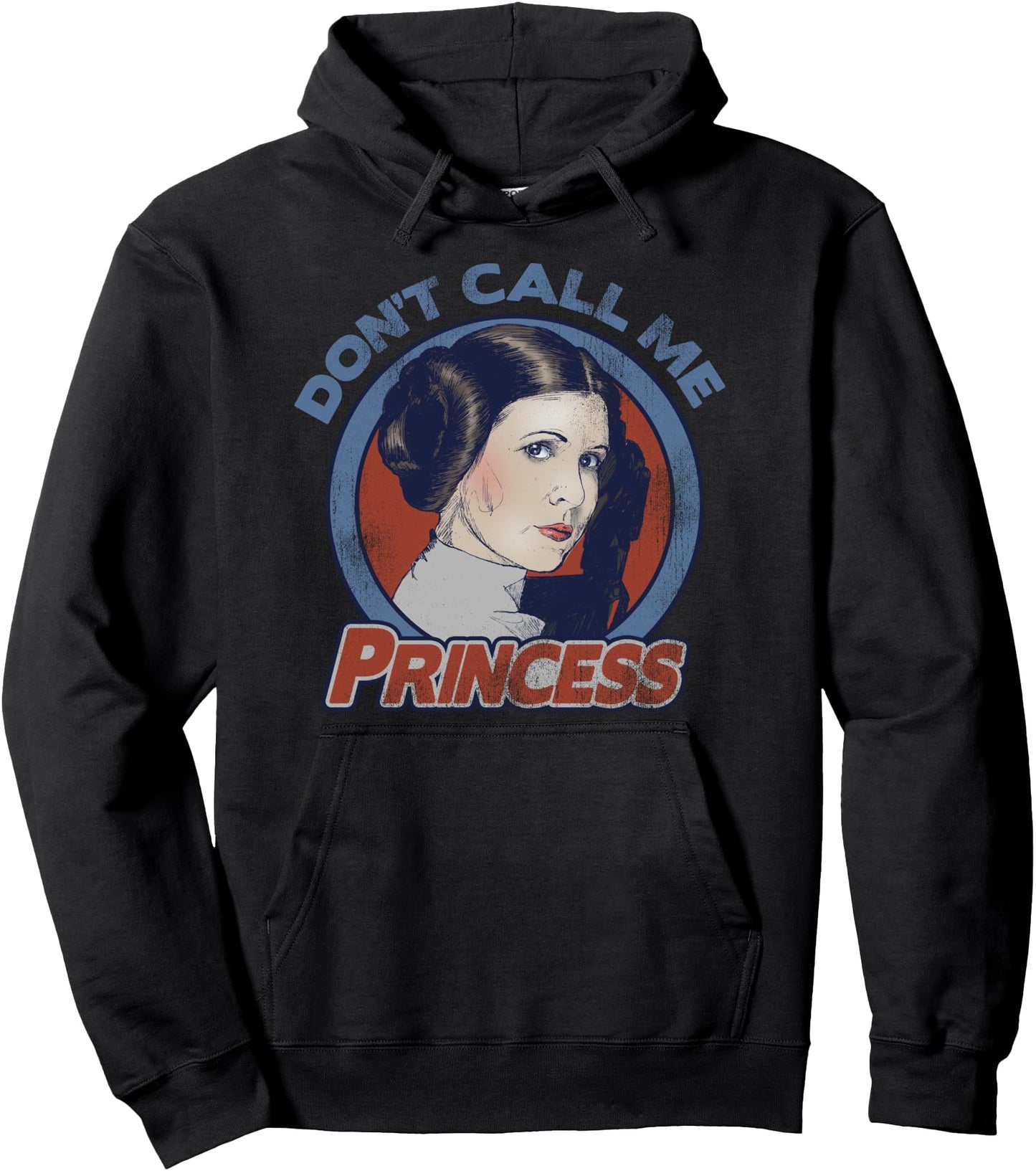 Star Wars Leia Don't Call Me Princess Graphic Hoodie Pullover Hoodie
