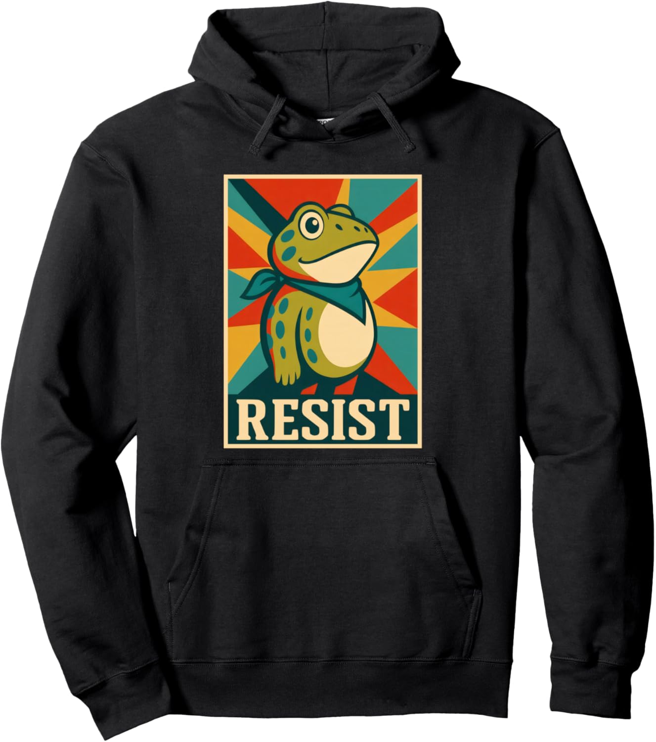 Frog Resist Portland Frog Protest - Portland Frog Vintage Pullover Hoodie
