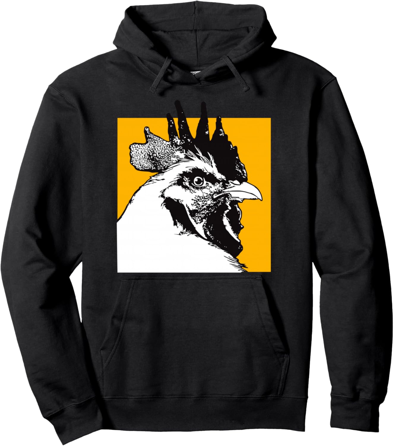 Funny Cool Sarcastic Rooster Graphic Designs Cartoon Anime Pullover Hoodie