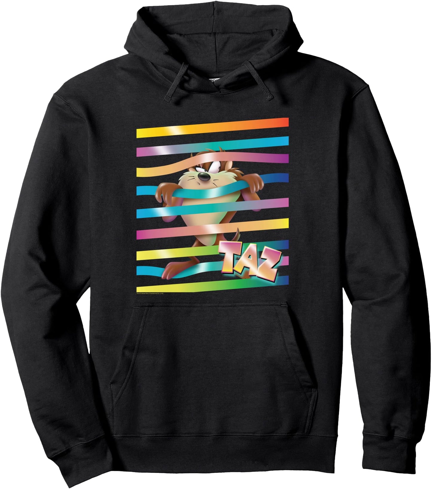 Looney Tunes Taz Stripes Pullover Hoodie