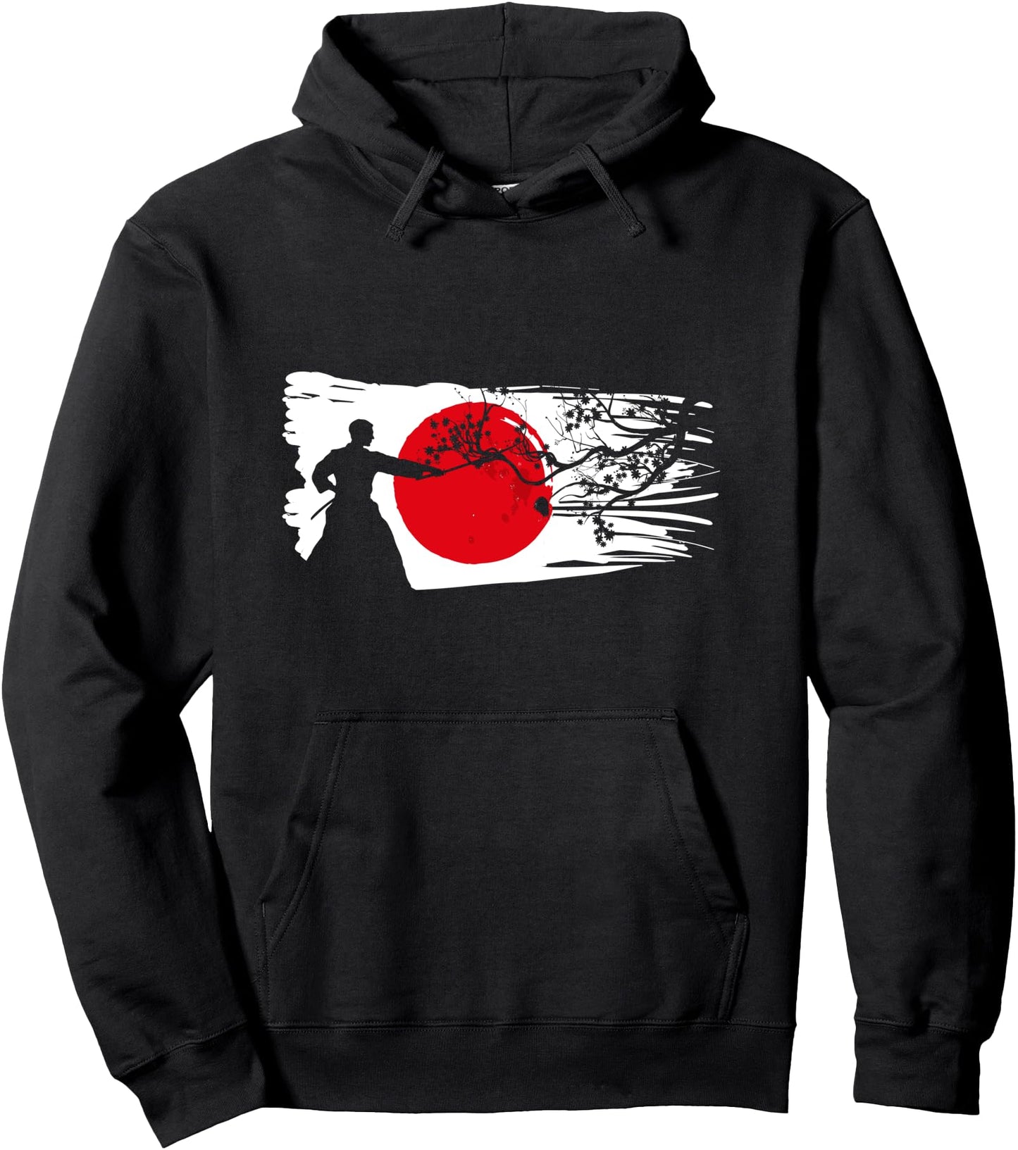 Kendo Japanese Martial Arts Kenjutsu Kendoka Japanese Flag Pullover Hoodie
