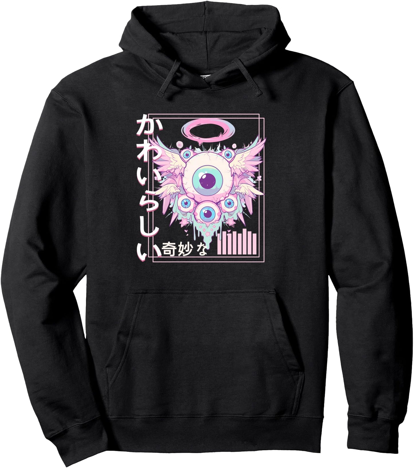 Biblically Accurate Angel Goth Pastel Weirdcore Aesthetic Pullover Hoodie